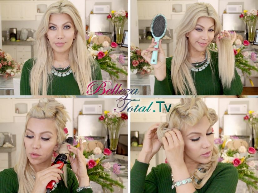peinado glam con ondas  peinado Peinado glam : Mis Ondas fabulosas tutorial de peinado con ondas