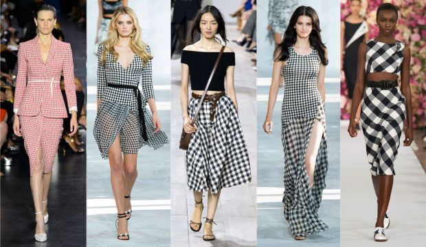 tendencia otoño invierno gingham style