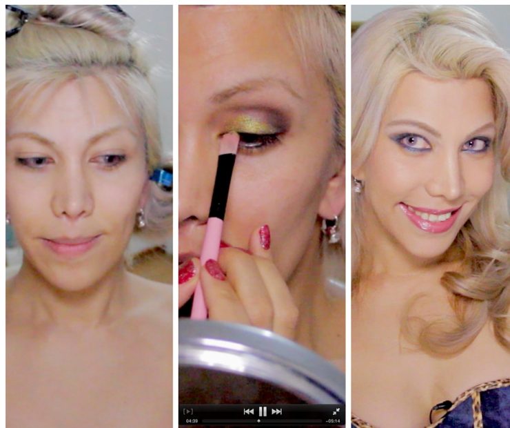 maquillaje y peinado