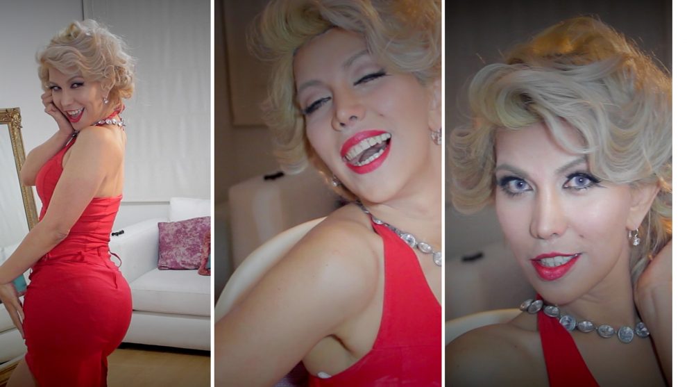 maquillaje y peiando de marilyn monroe